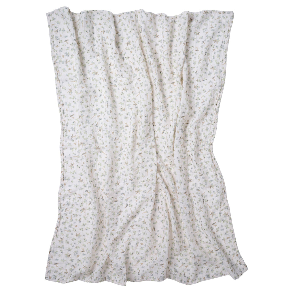 Ducky Swaddle Blanket w/ Lovey