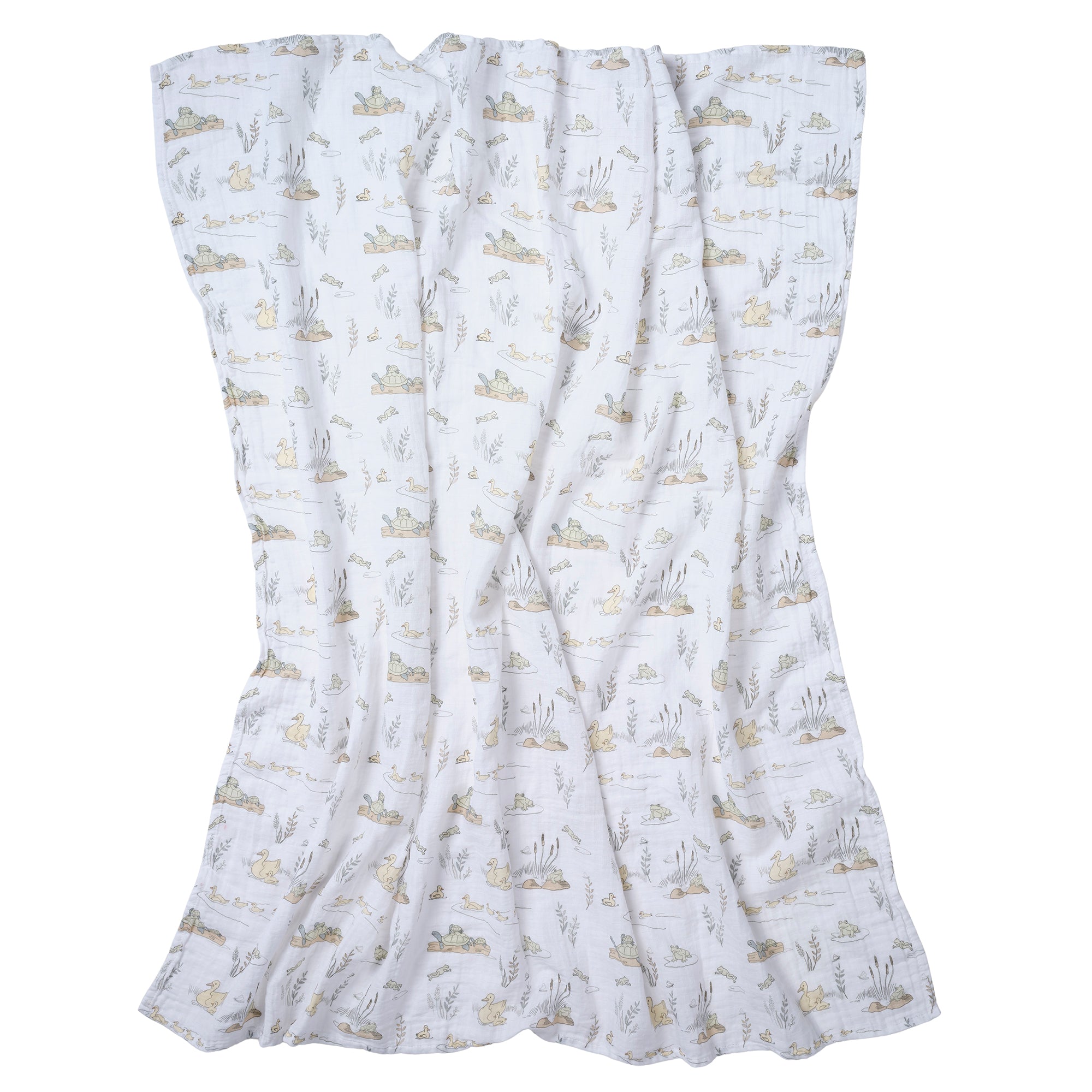 Froggy Swaddle Blanket w/ Lovey
