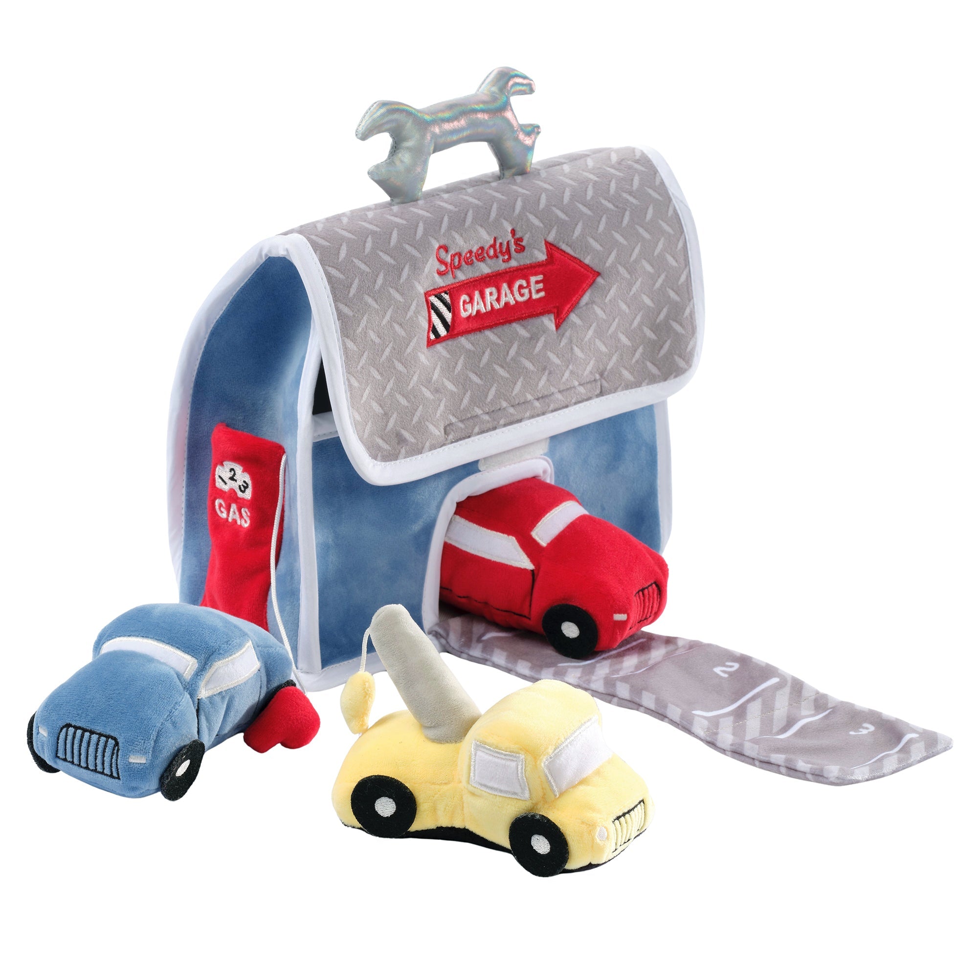 Car Garage Interactive Plush Playset