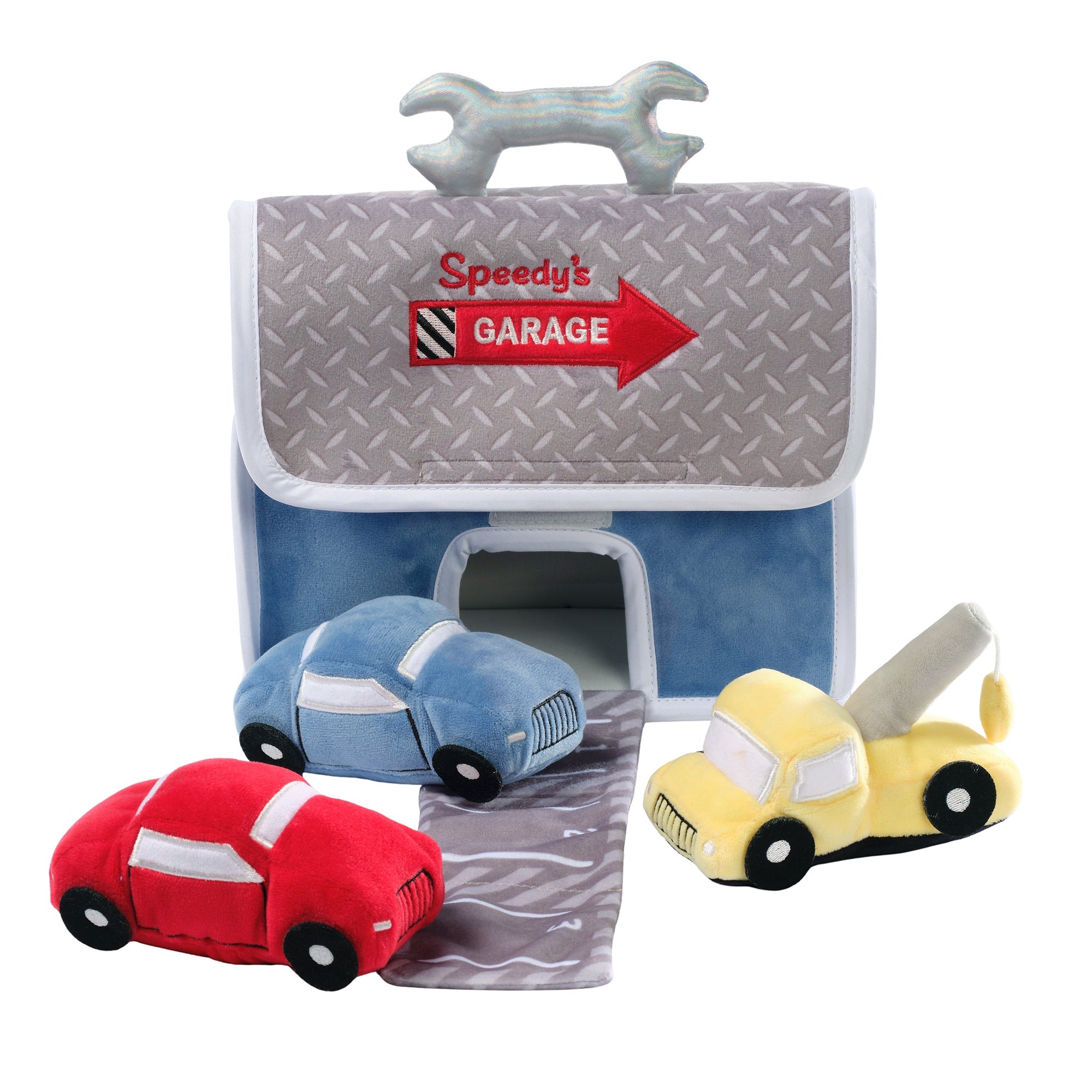 Car Garage Interactive Plush Playset