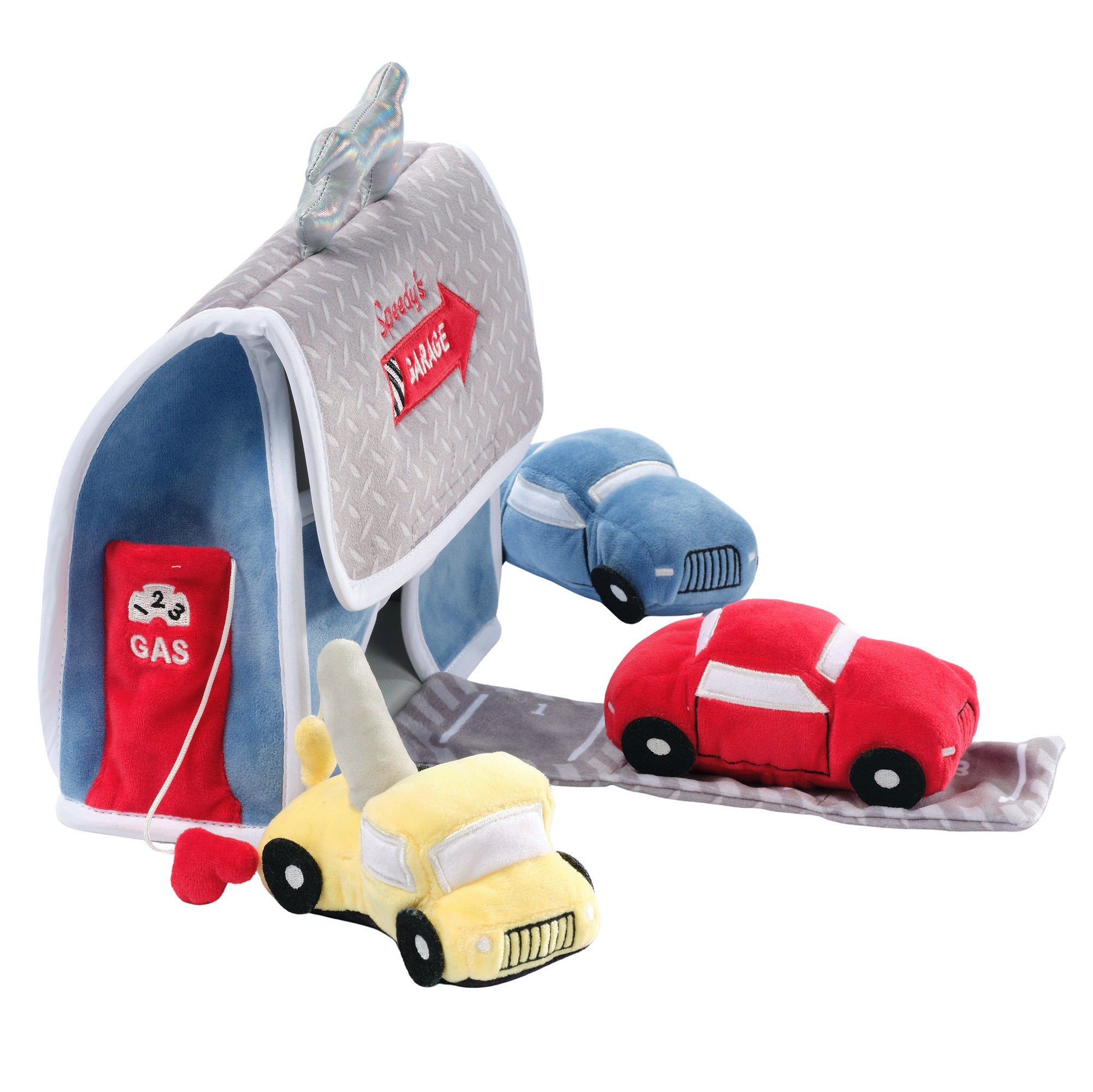 Car Garage Interactive Plush Playset