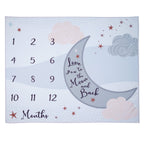 Goodnight Moon Milestone Baby Blanket