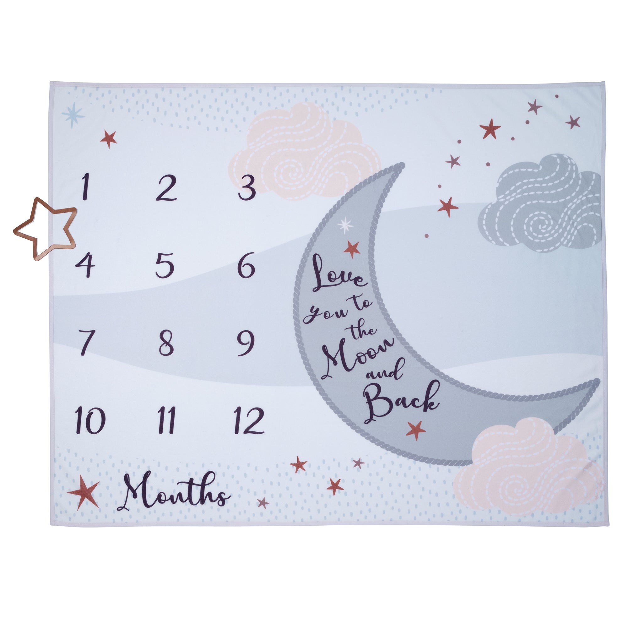 Goodnight Moon Milestone Baby Blanket