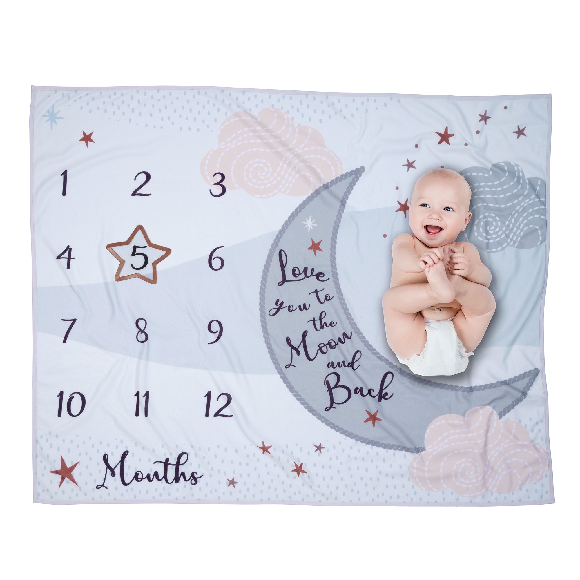 Goodnight Moon Milestone Baby Blanket