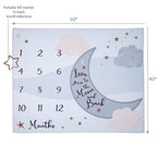 Goodnight Moon Milestone Baby Blanket