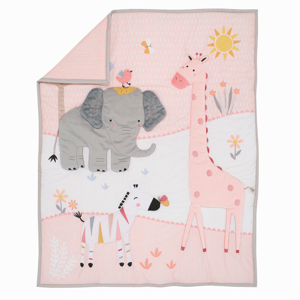 Jazzy Jungle 3-Piece Crib Bedding Set