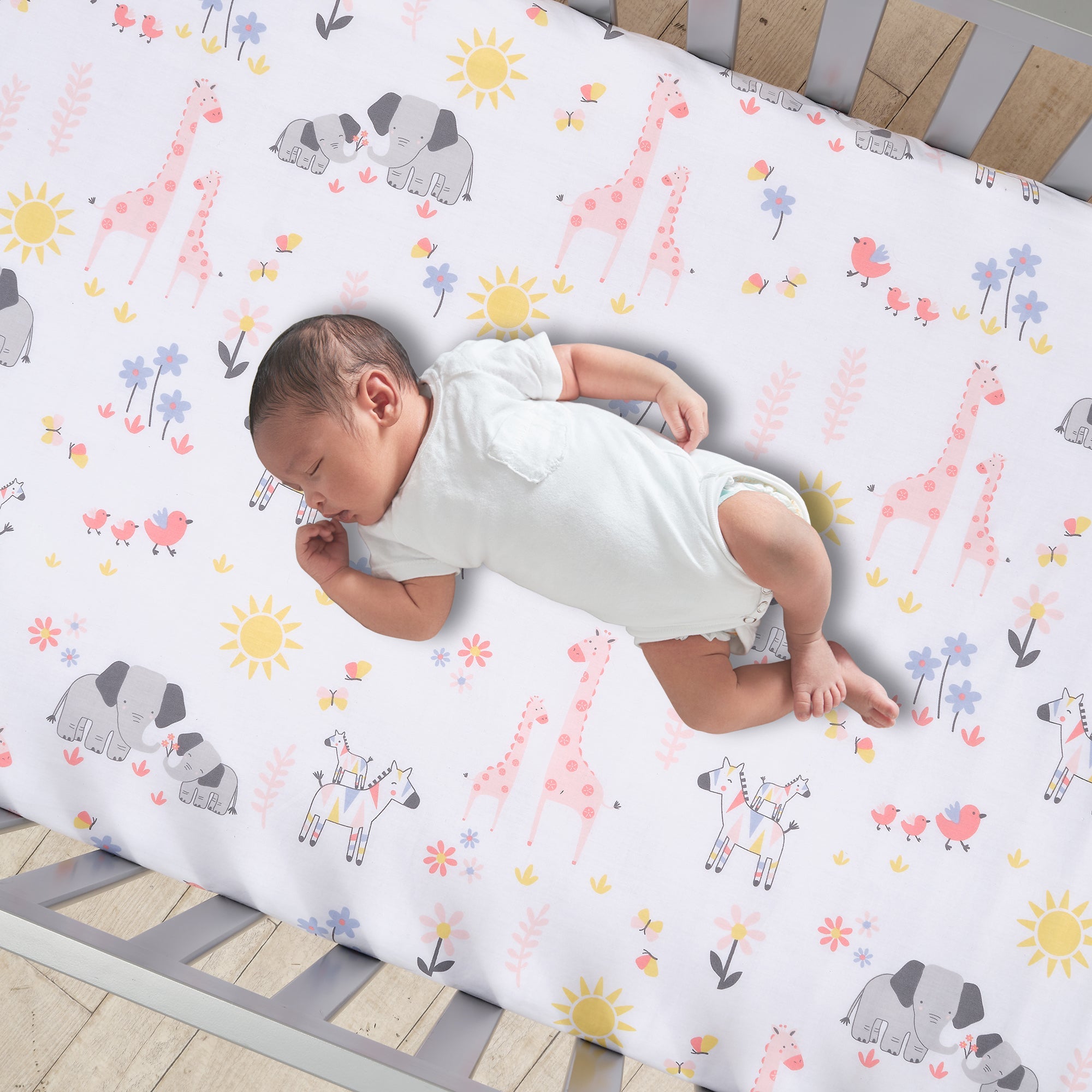 Jazzy Jungle 3-Piece Crib Bedding Set