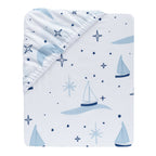 Little Skipper Cotton Fitted Crib Sheet