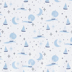 Little Skipper Cotton Fitted Crib Sheet