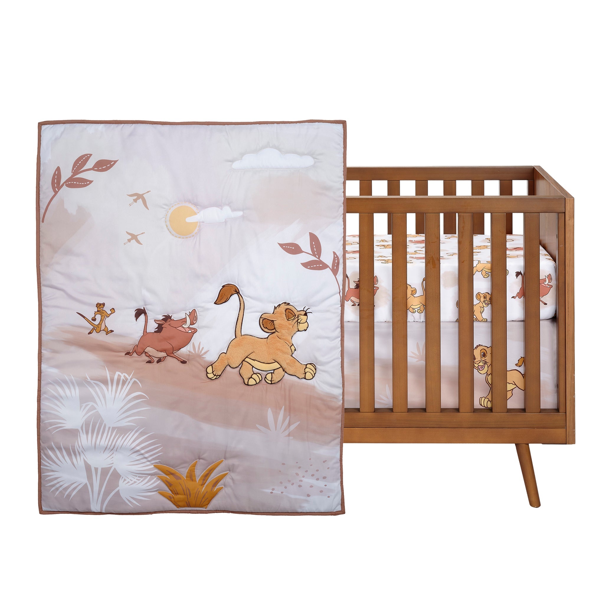 Lion King Safari 3-Piece Crib Bedding Set