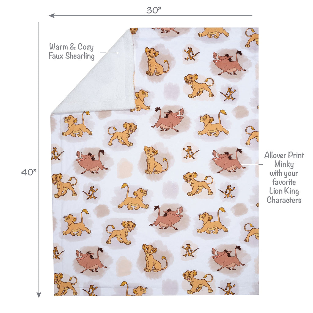 Lion King Safari Baby Blanket