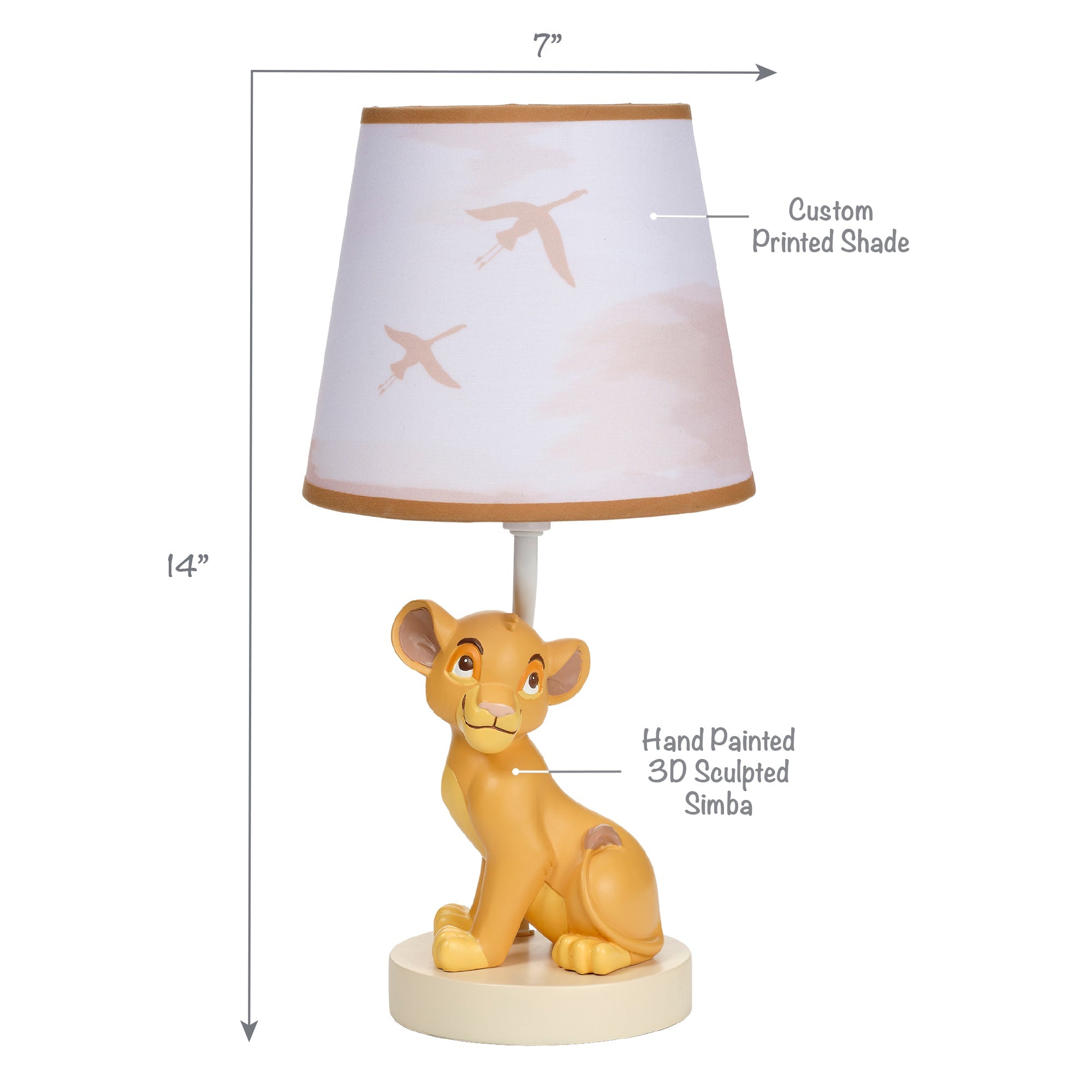 Lion King Safari Lamp with Shade