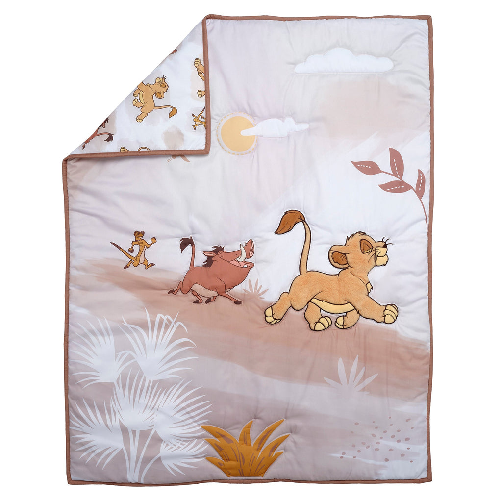 Lion King Safari 3-Piece Crib Bedding Set