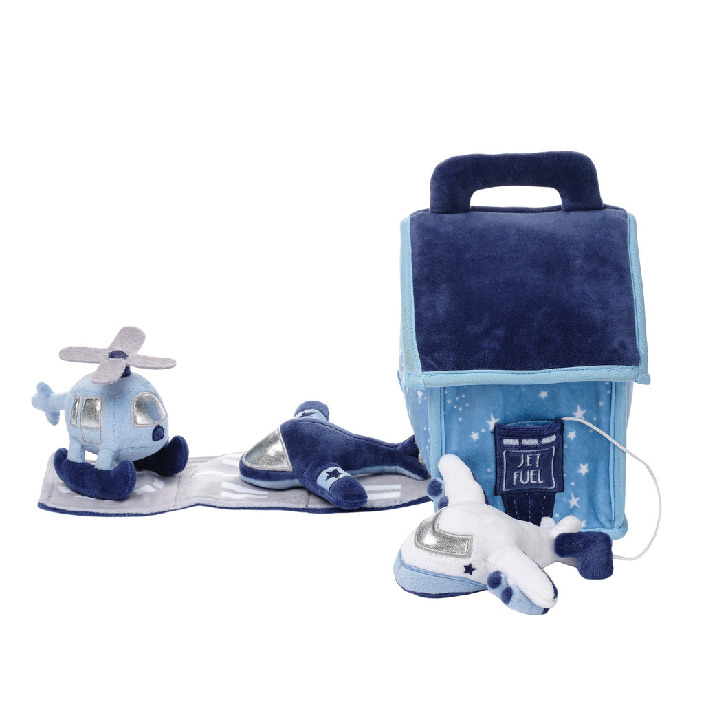 Interactive Airport Plush Play Set