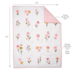 Little Garden 3-Piece Crib Bedding Set