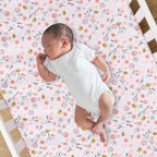Little Garden Cotton Fitted Crib Sheet