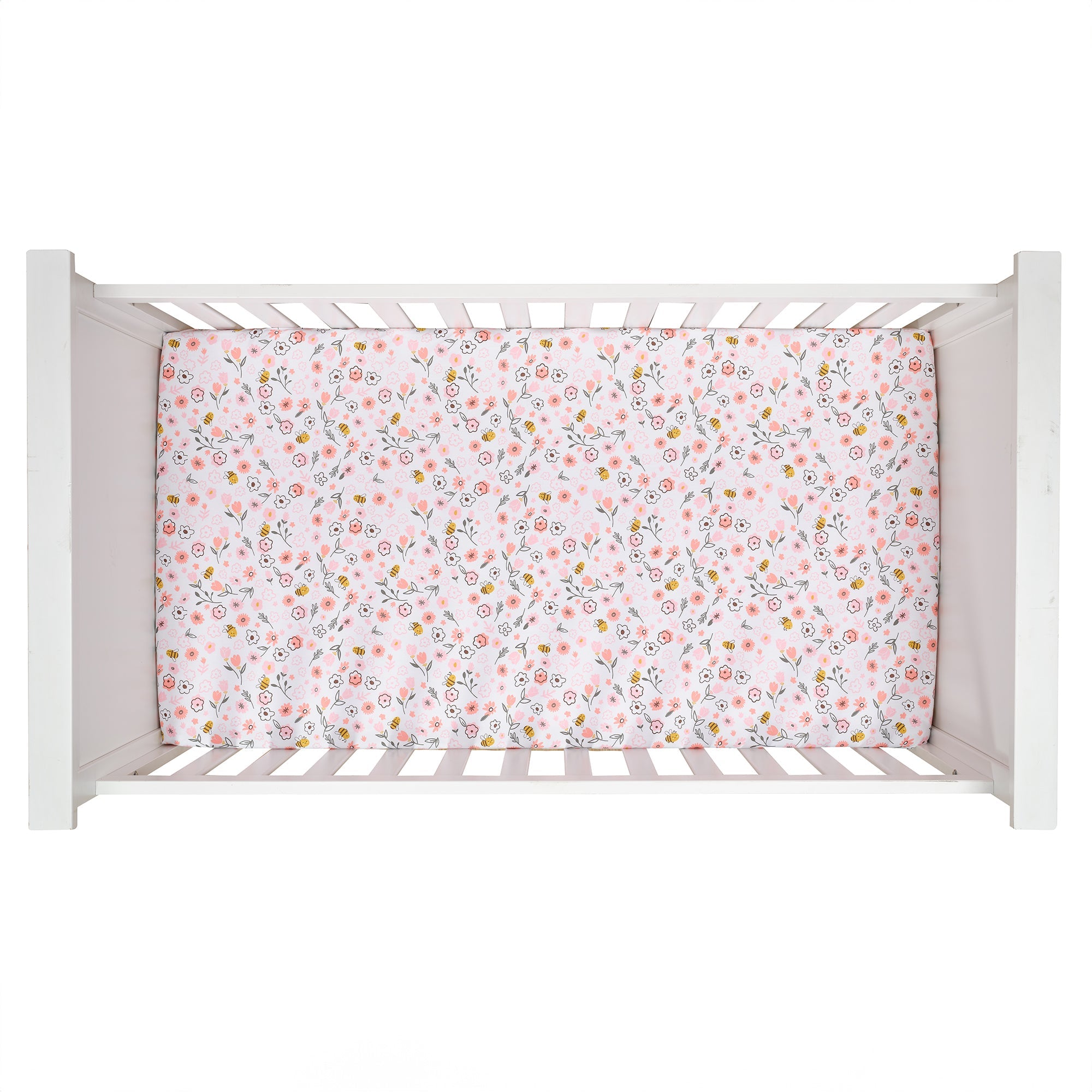 Little Garden Cotton Fitted Crib Sheet