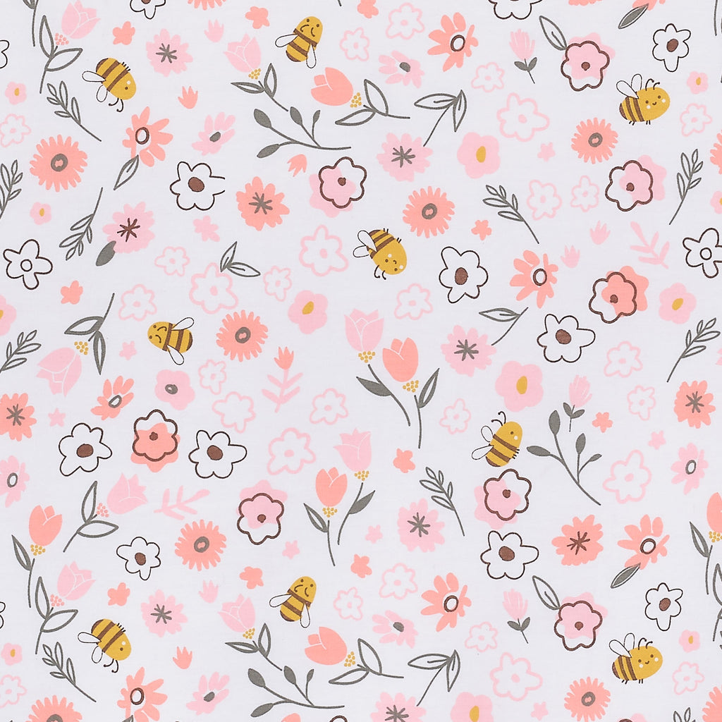 Little Garden Cotton Fitted Crib Sheet