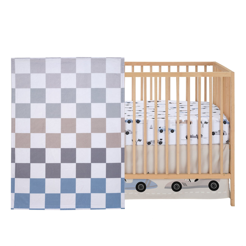 Little Racer 3-Piece Crib Bedding Set