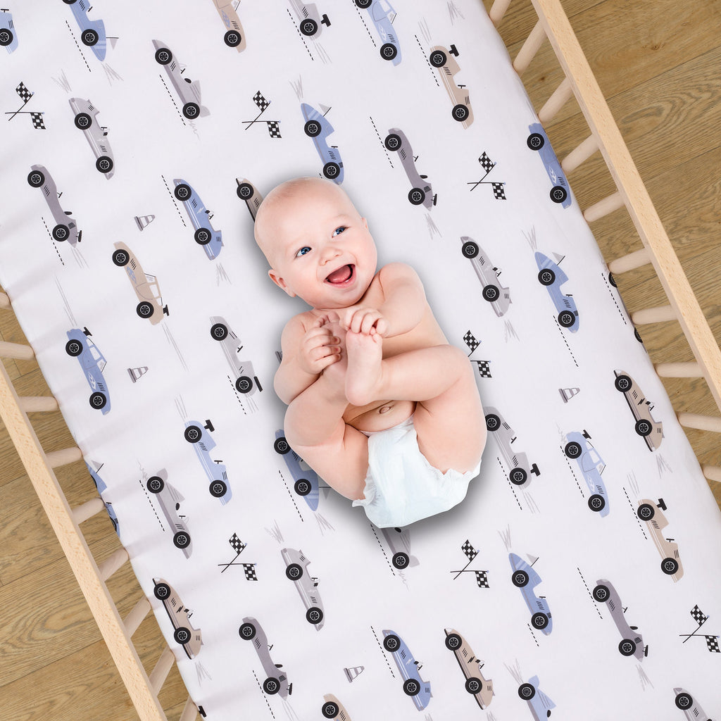 Little Racer 3-Piece Crib Bedding Set
