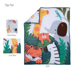 Lollipop Jungle 3-Piece Crib Bedding Set