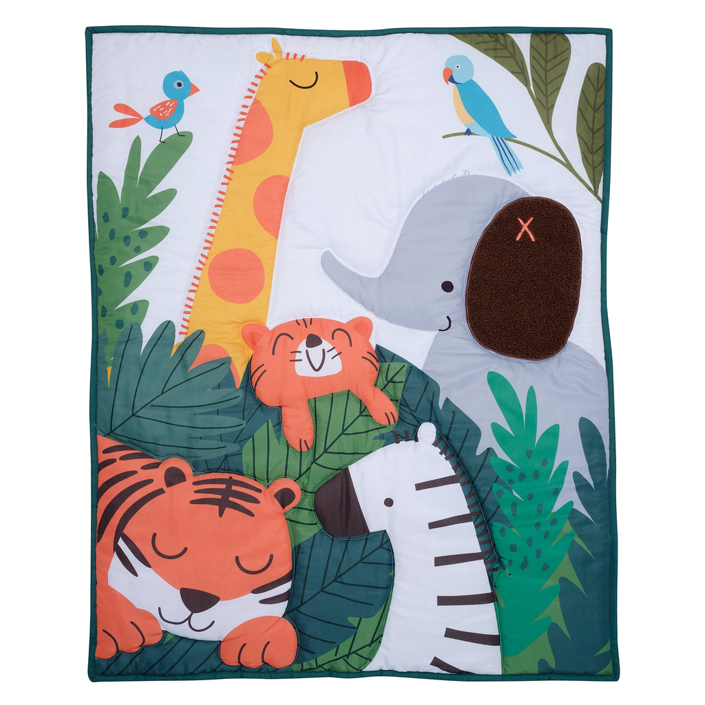 Lollipop Jungle 3-Piece Crib Bedding Set