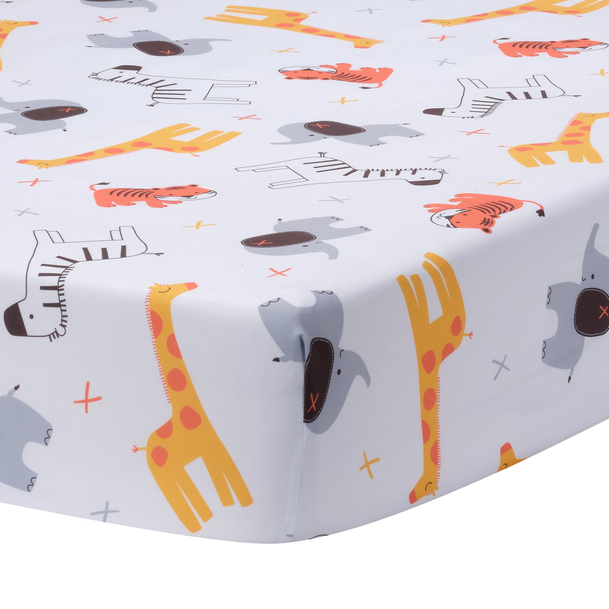 Lollipop Jungle Fitted Crib Sheet