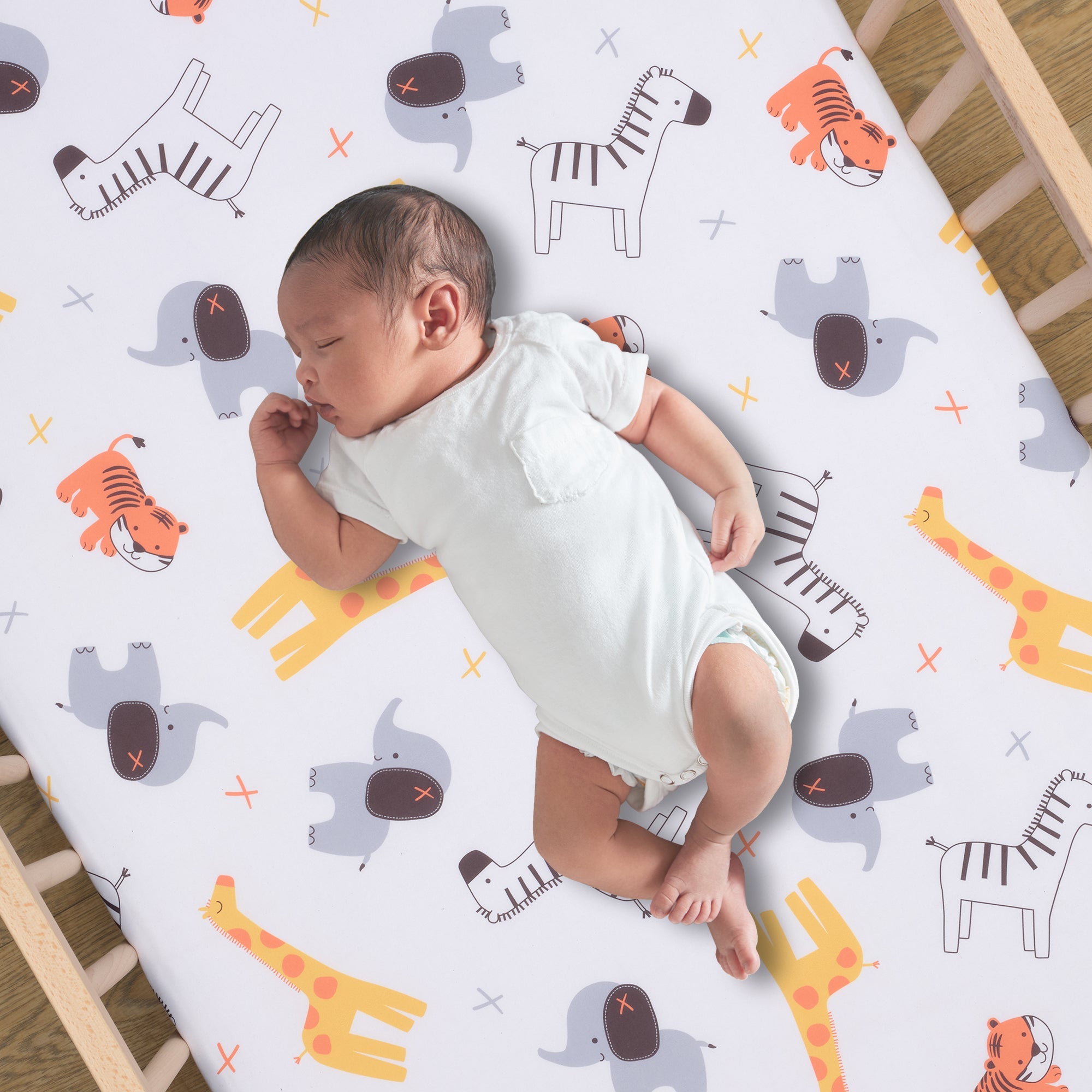 Lollipop Jungle 3-Piece Crib Bedding Set