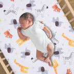 Lollipop Jungle Fitted Crib Sheet