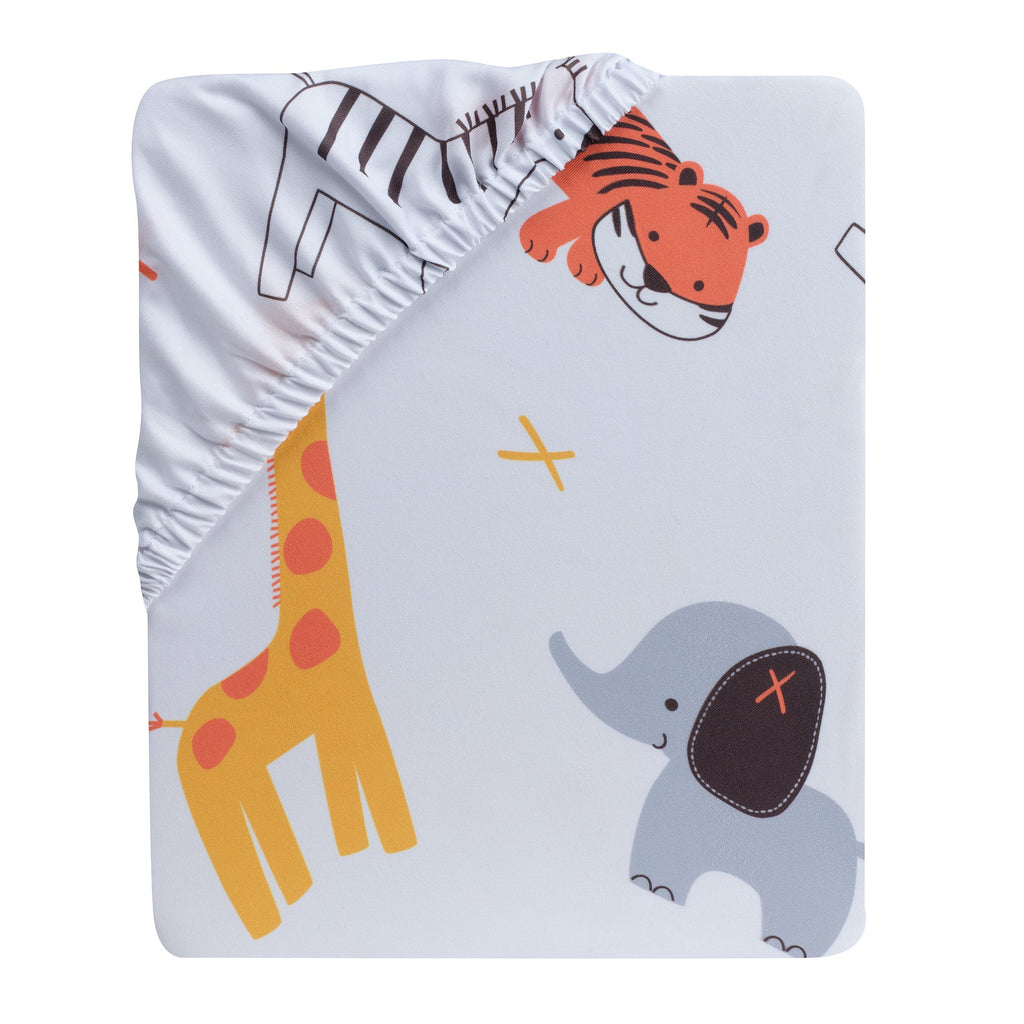 Lollipop Jungle Fitted Crib Sheet