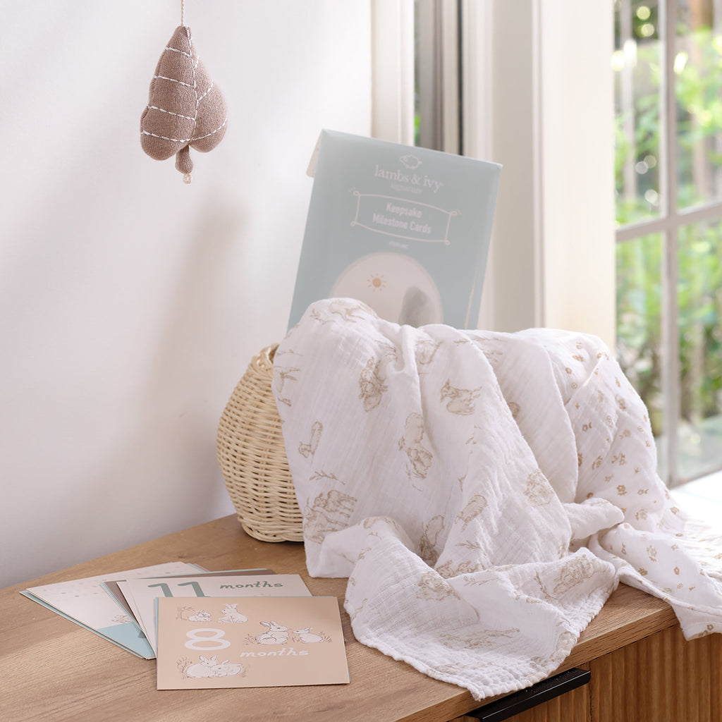 Baby Keepsake Milestone Cards