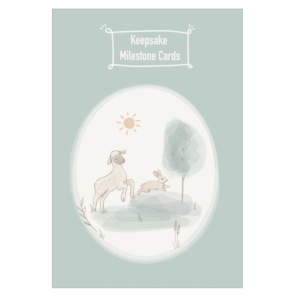 Baby Keepsake Milestone Cards