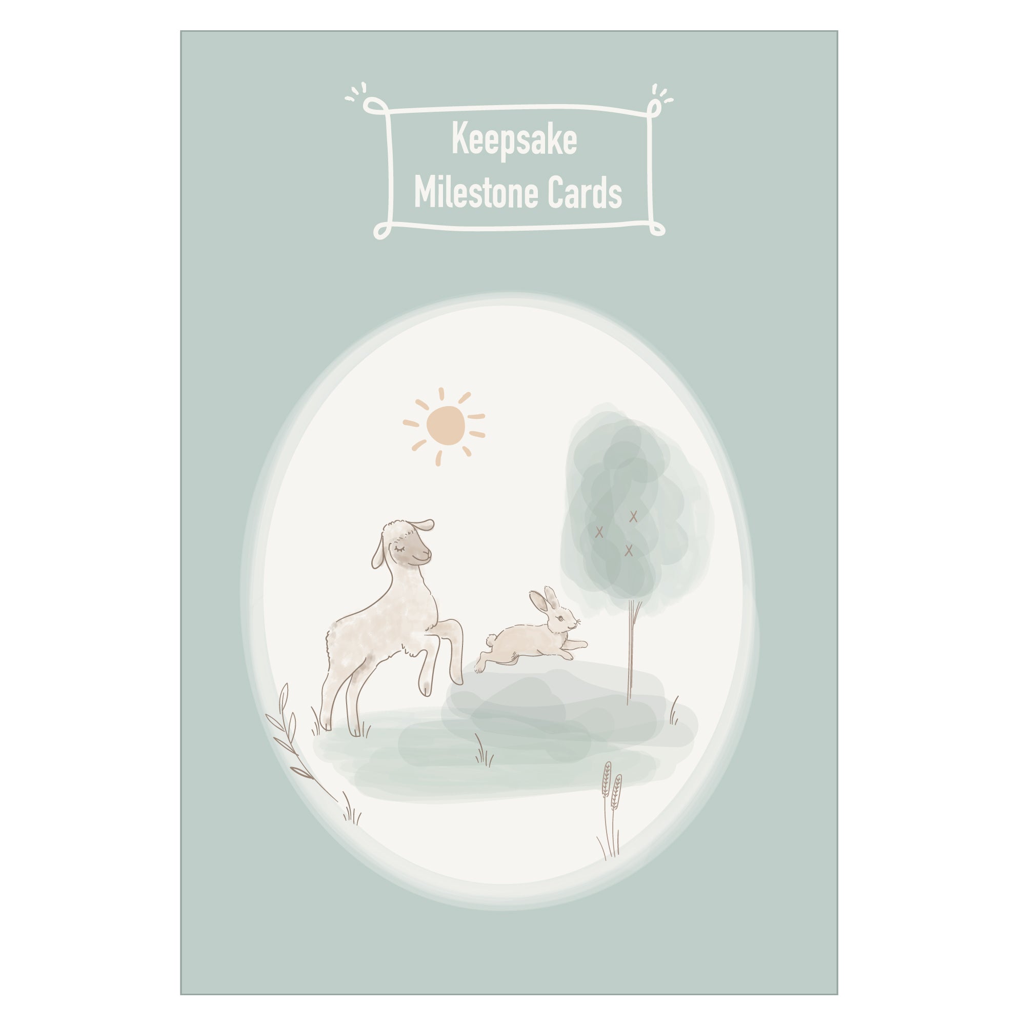 Baby Keepsake Milestone Cards
