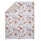 Mushroom Meadow Baby Blanket