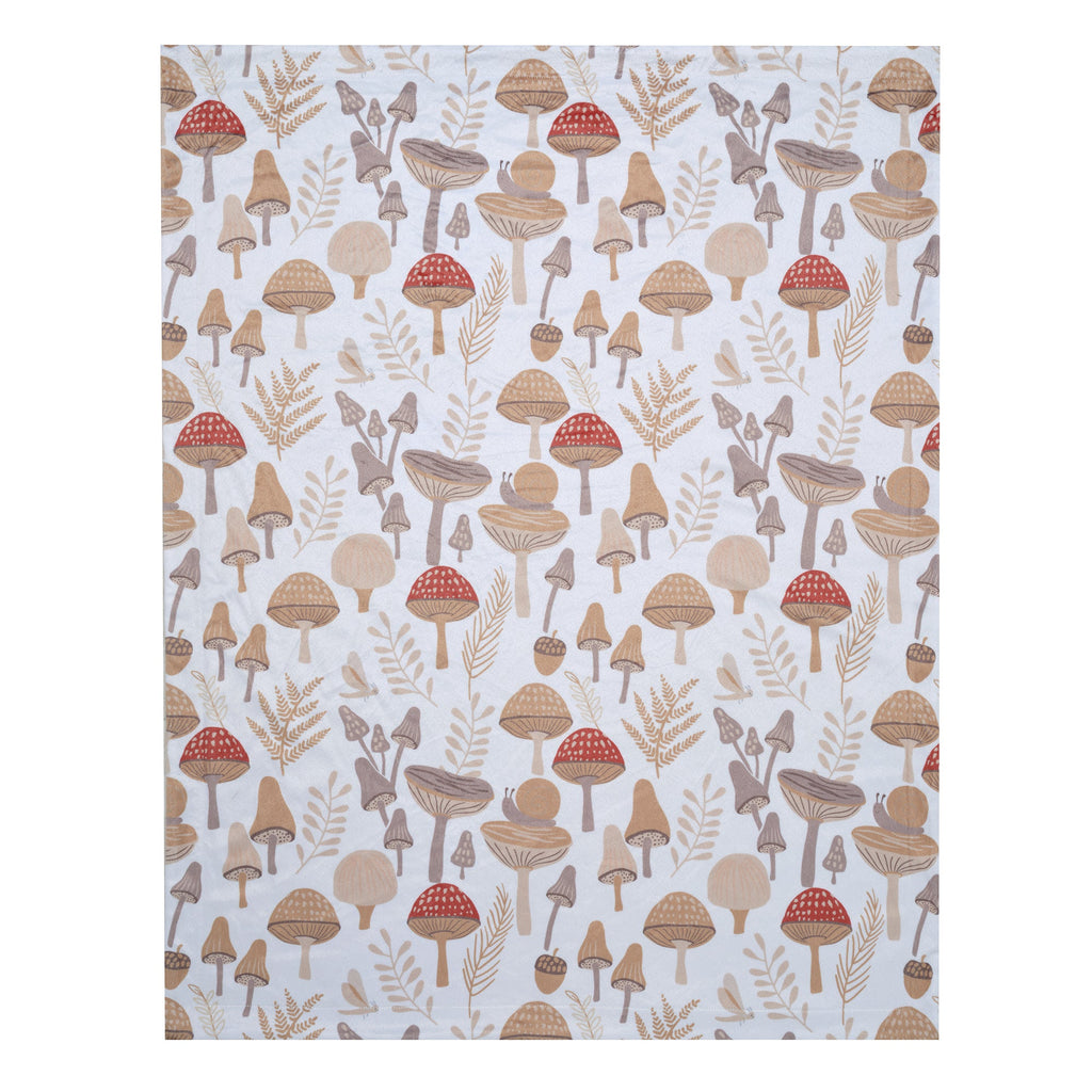 Mushroom Meadow Baby Blanket