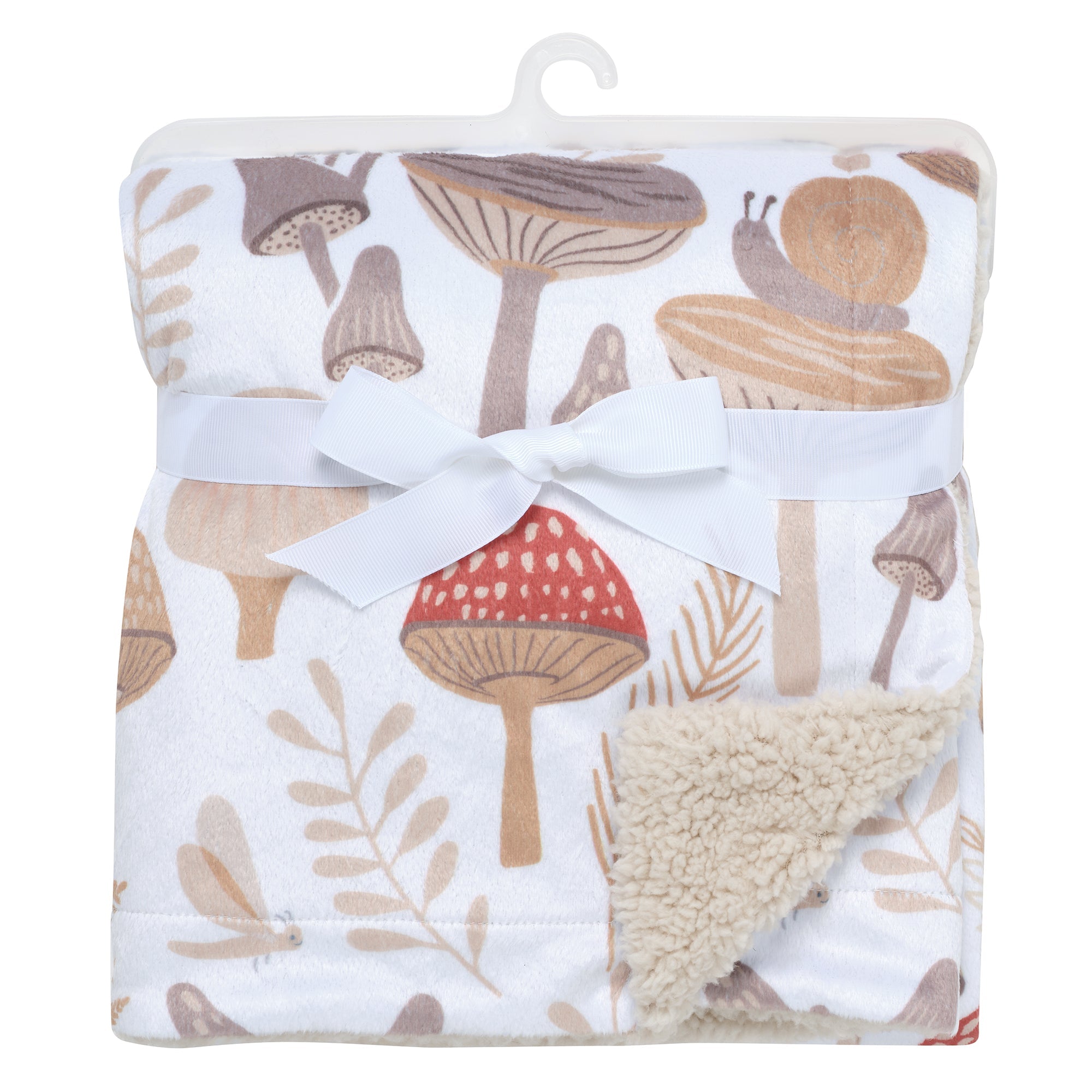 Mushroom Meadow Baby Blanket