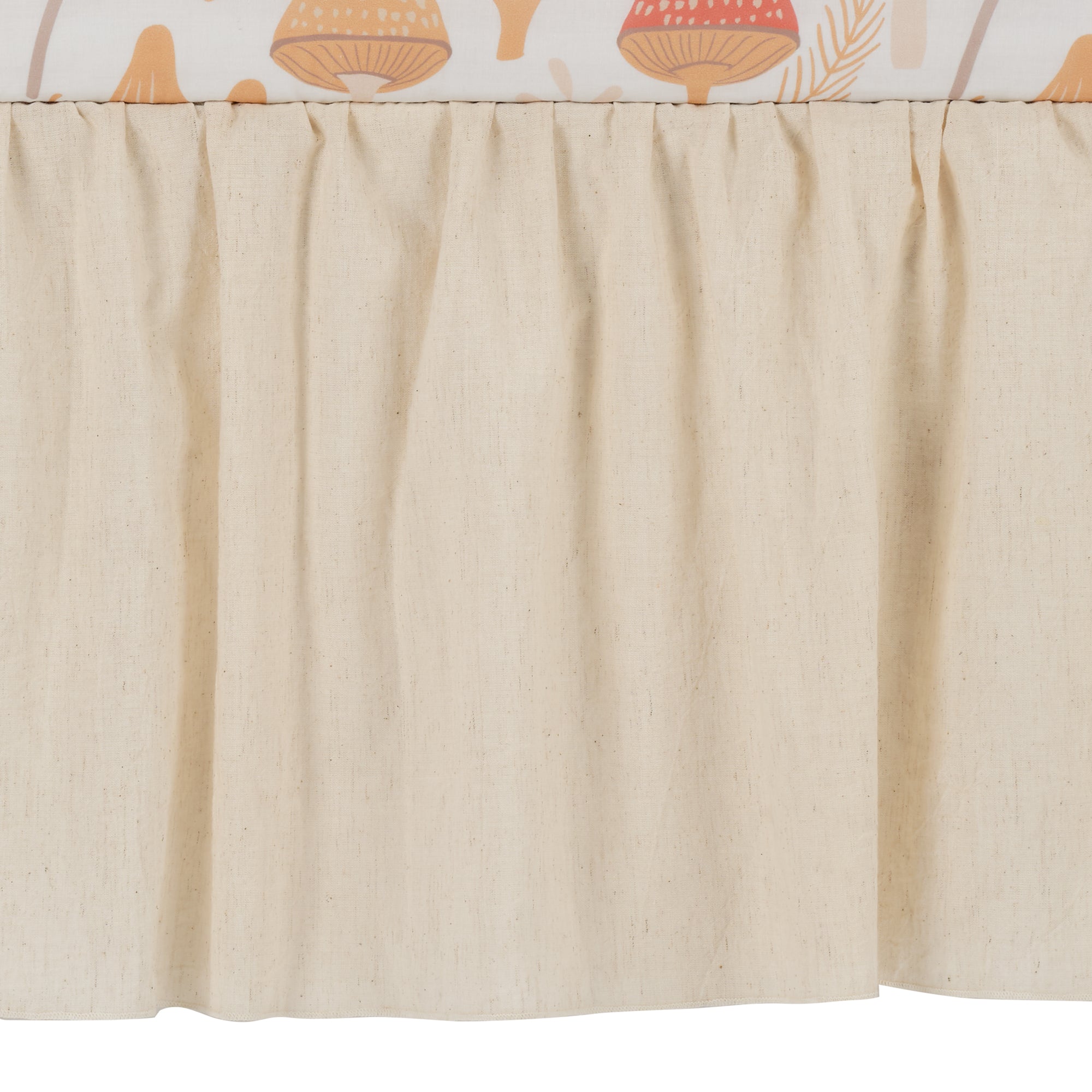 Mushroom Meadow 3-Piece Organic Crib Bedding Set