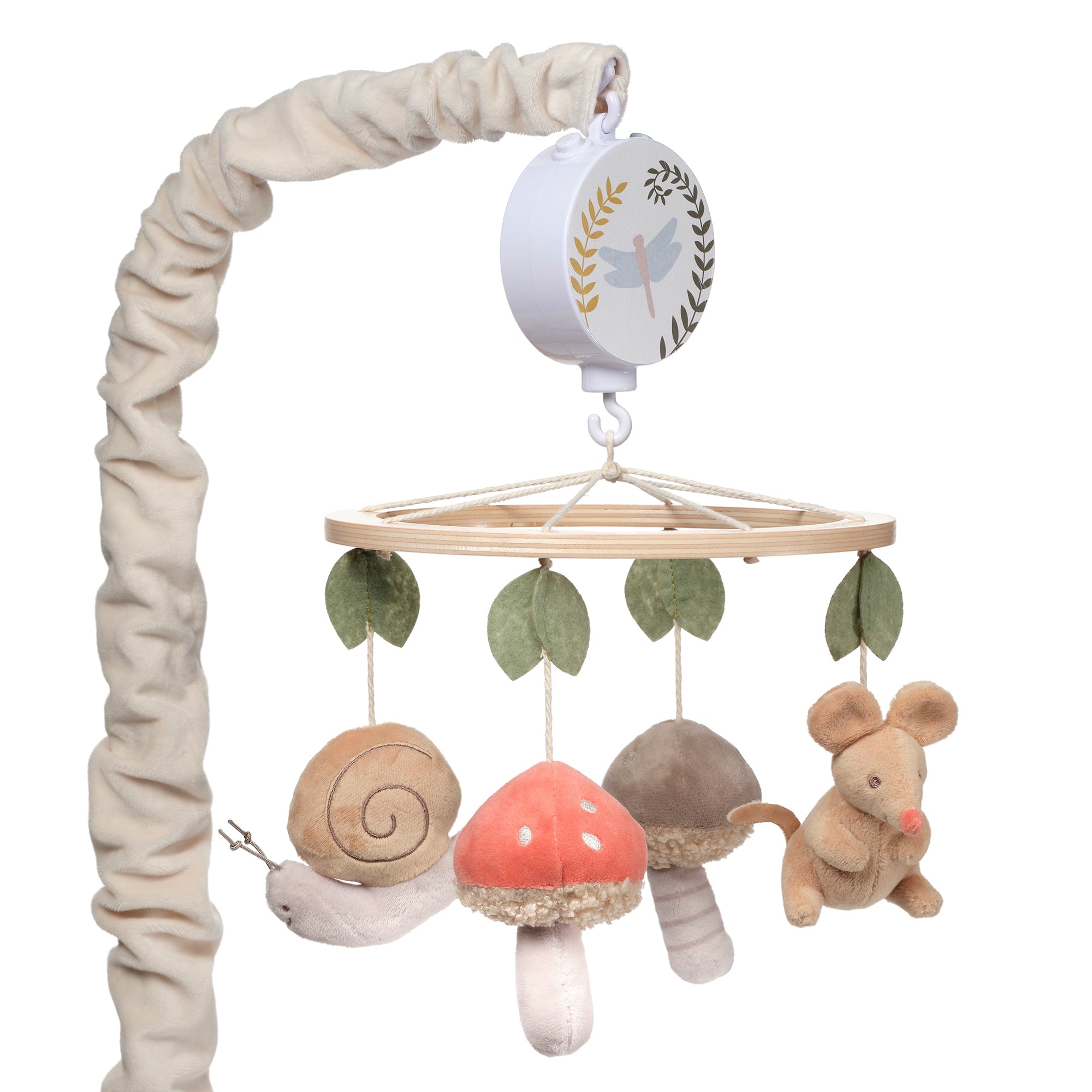 Mushroom Meadow Musical Baby Crib Mobile