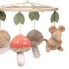 Mushroom Meadow Musical Baby Crib Mobile