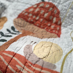 Mushroom Meadow 3-Piece Organic Crib Bedding Set