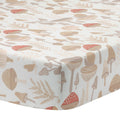 Mushroom Meadow Organic Cotton Crib Sheet