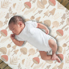 Mushroom Meadow 3-Piece Organic Crib Bedding Set