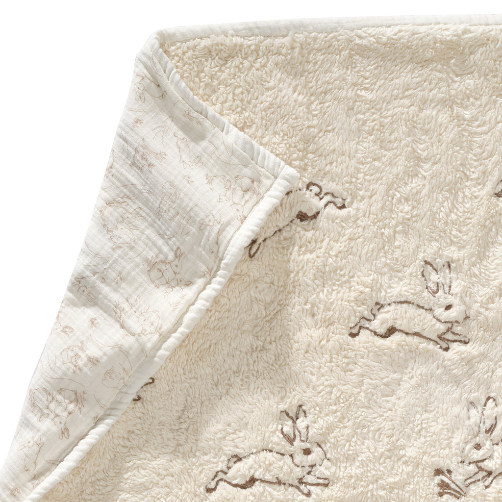 Signature Organic Bunny Coverlet Baby Blanket