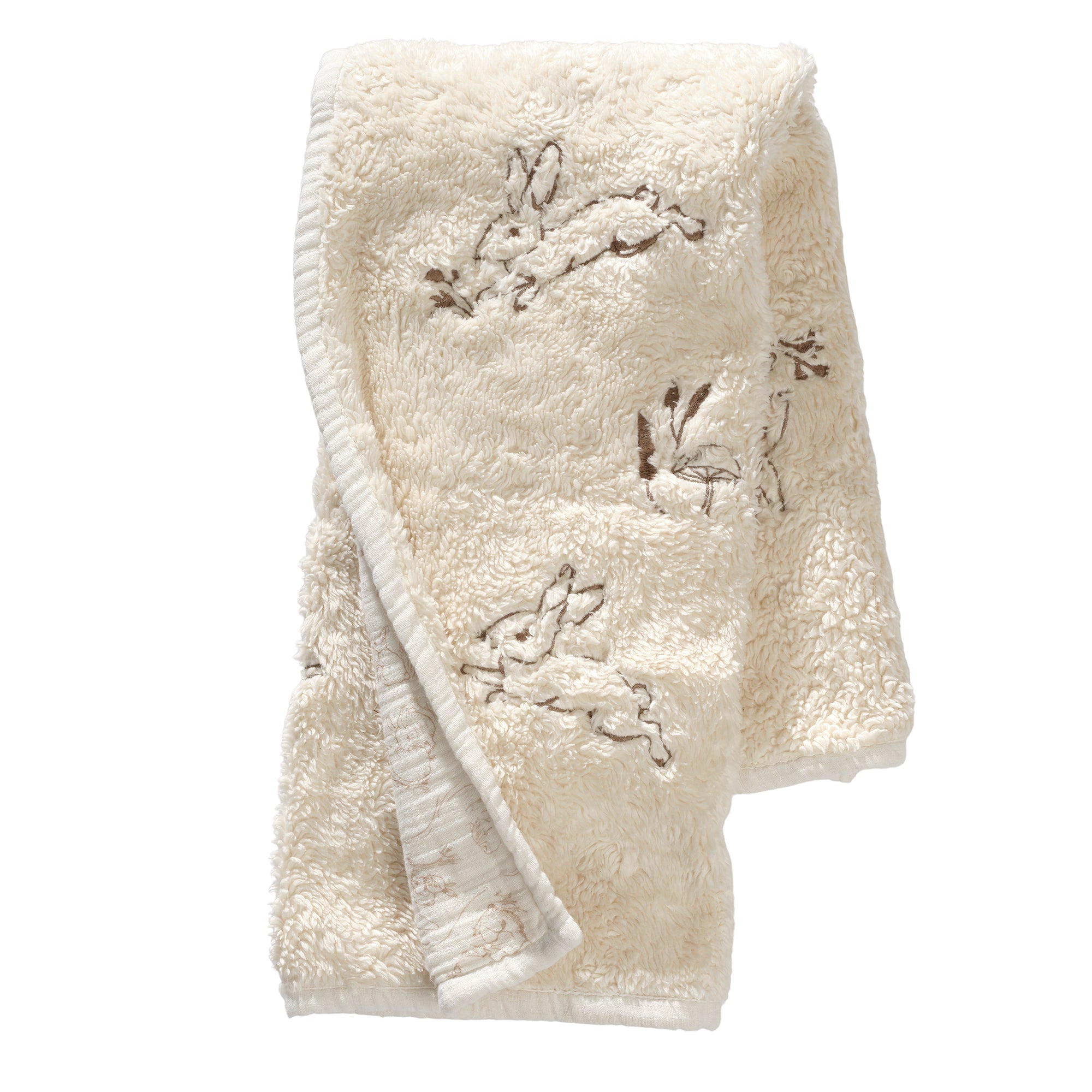 Signature Organic Bunny Coverlet Baby Blanket