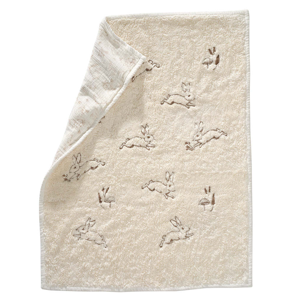 Signature Organic Bunny Coverlet Baby Blanket