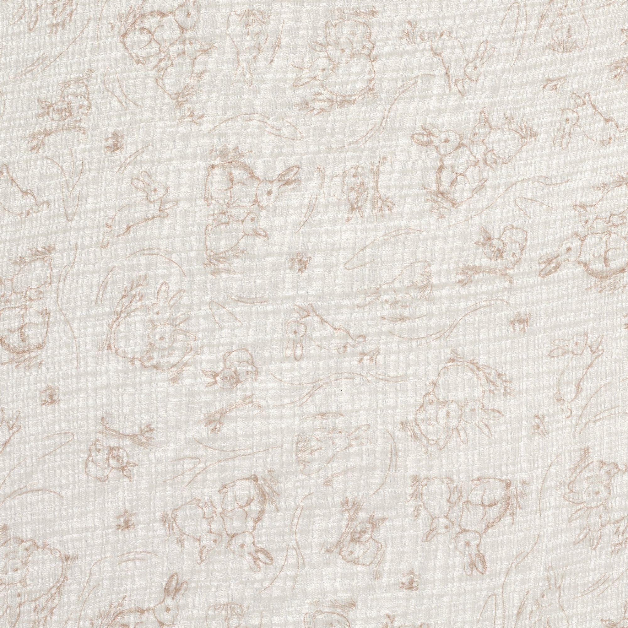 Signature Organic Cotton Bunny Fitted Crib Sheet