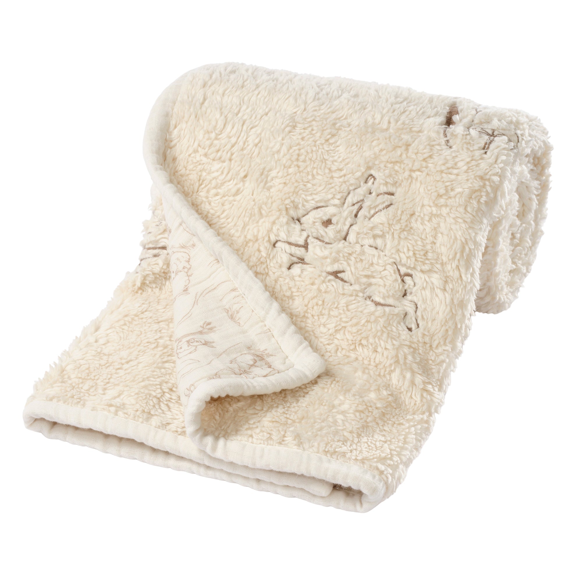 Signature Organic Bunny Coverlet Baby Blanket