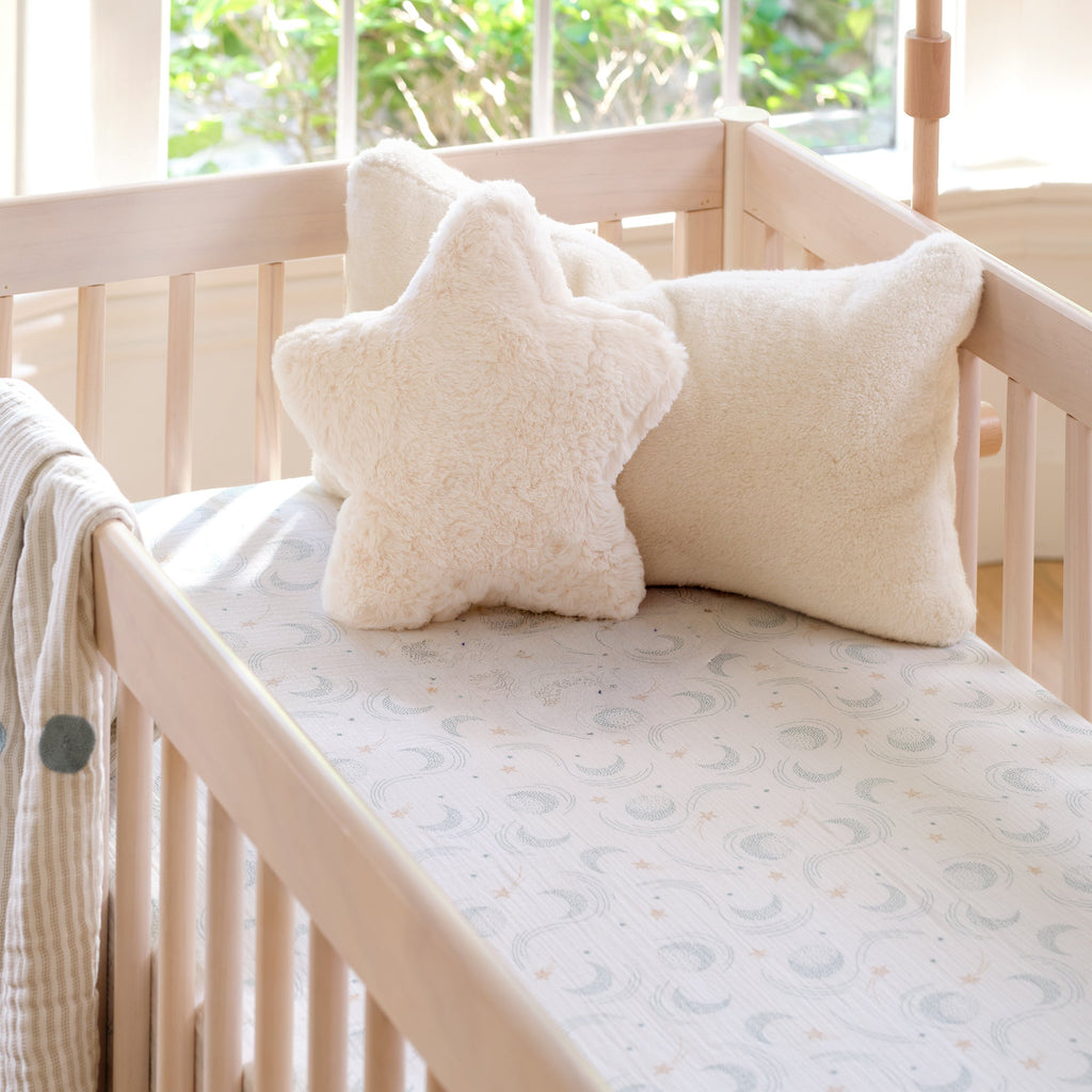 Signature Organic Cotton Celestial Fitted Crib Sheet