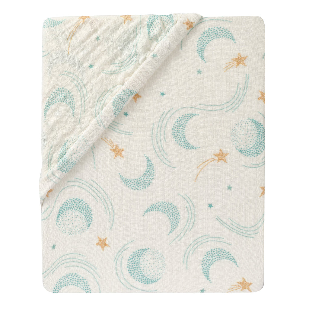 Signature Organic Cotton Celestial Fitted Crib Sheet