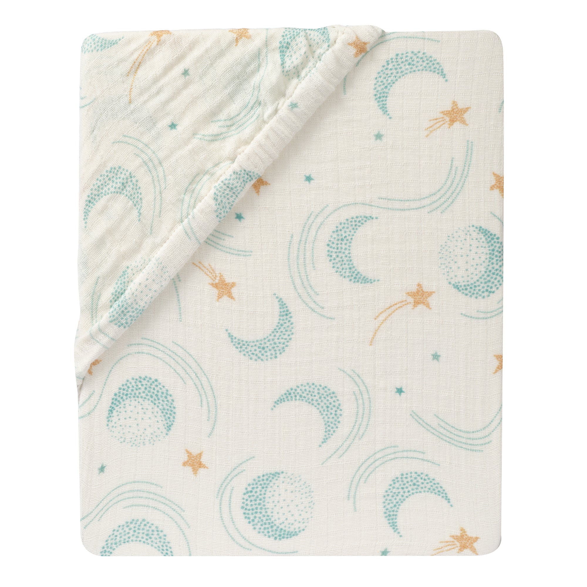 Signature Organic Cotton Celestial Fitted Crib Sheet